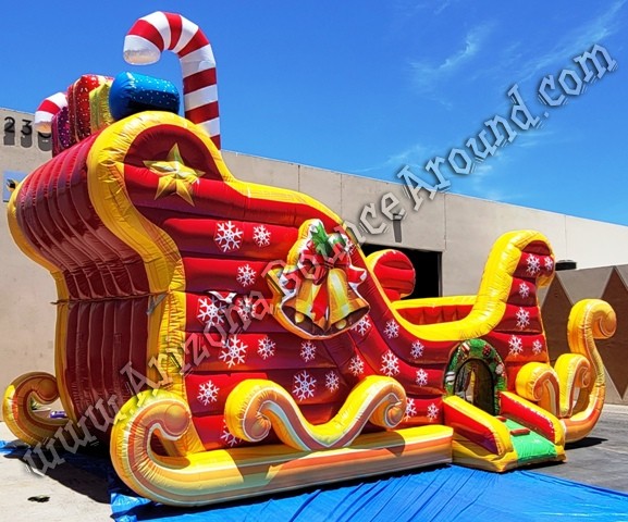 Giant Inflatable Santa Sleigh Rental Mesa